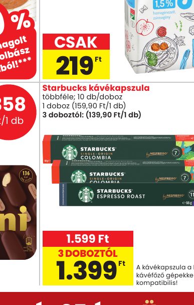 Starbucks kávékapszula
