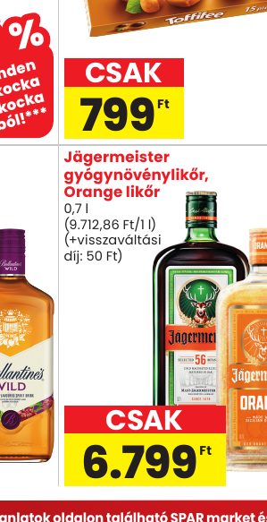 Jägermeister gyógynövénylikőr, Orange likőr