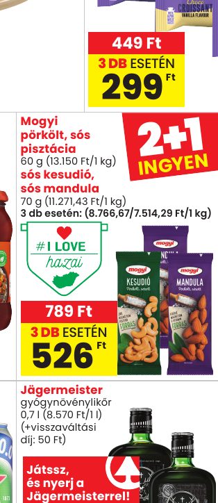 Mogyi pörkölt, sós pisztácia