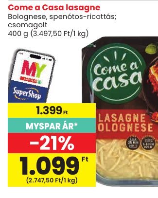 Come a Casa lasagne