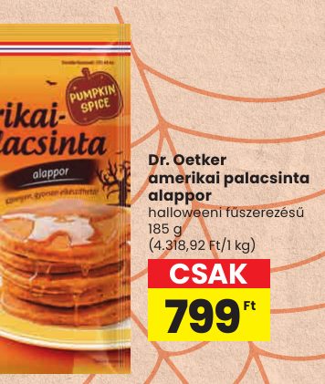 Dr. Oetker amerikai palacsinta alappor