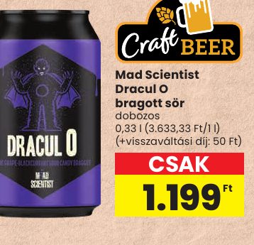 Mad Scientist Dracul O bragott sör