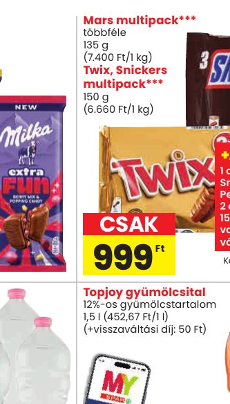 Twix, Snickers multipack***