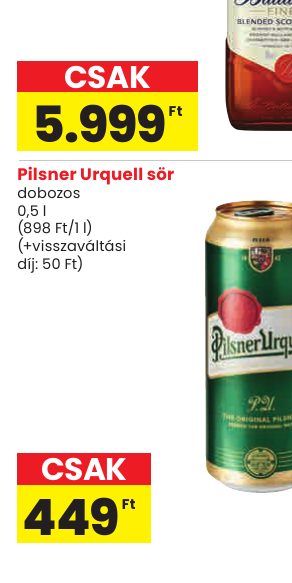 Pilsner Urquell sör