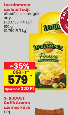Leerdammer szeletelt sajt