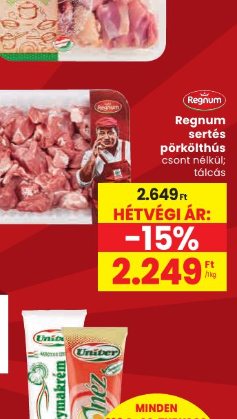 Regnum sertés pörkölthús