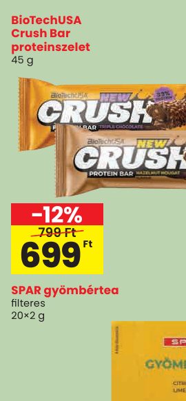 BioTechUSA Crush Bar proteinszelet