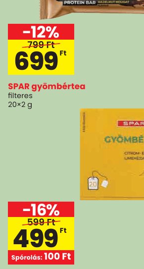 SPAR gyömbértea
