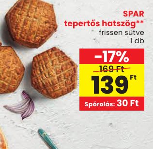 SPAR tepertős hatszög**