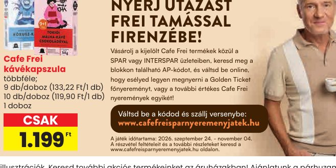 Cafe Frei kávékapszula