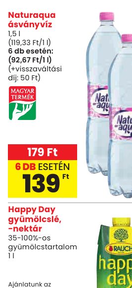 Naturaqua ásványvíz