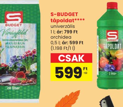 S-BUDGET tápoldat****