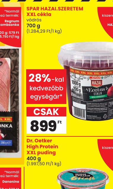 SPAR HAZAI.SZERETEM XXL cékla