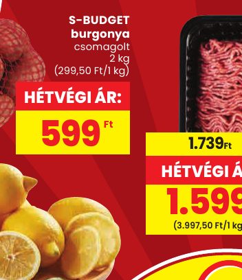 S-BUDGET burgonya