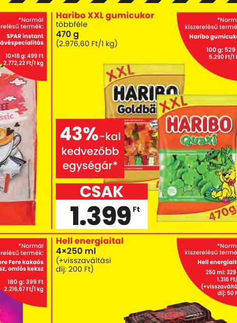 Haribo XXL gumicukor