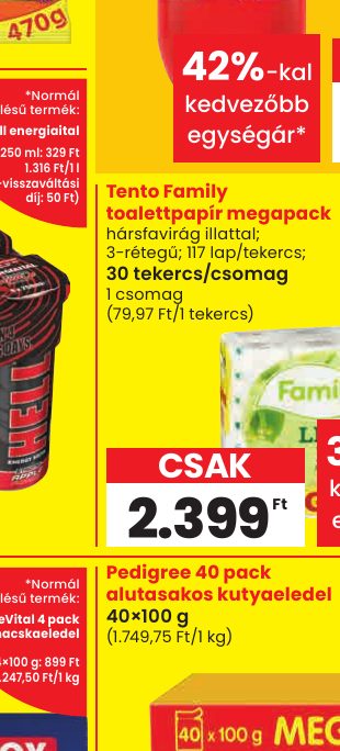 Tento Family toalettpapír megapack