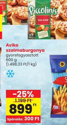 Aviko szalmaburgonya