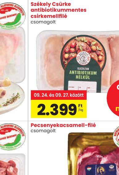 Székely Csürke antibiotikummentes csirkemellfilé