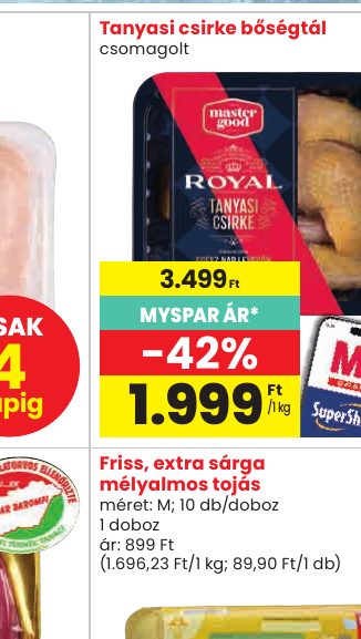 Tanyasi csirke bőségtál