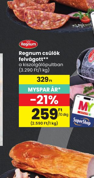 Regnum csülök felvágott**