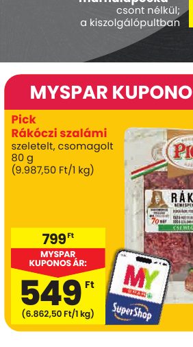 Pick Rákóczi szalámi