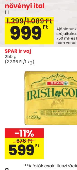 SPAR ír vaj