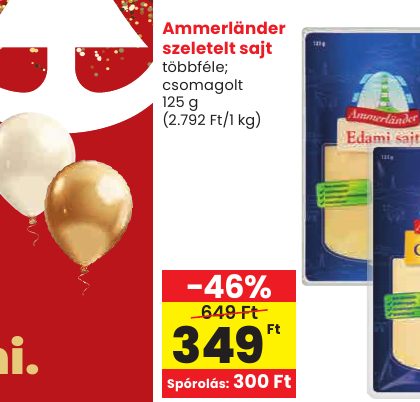 Ammerländer szeletelt sajt