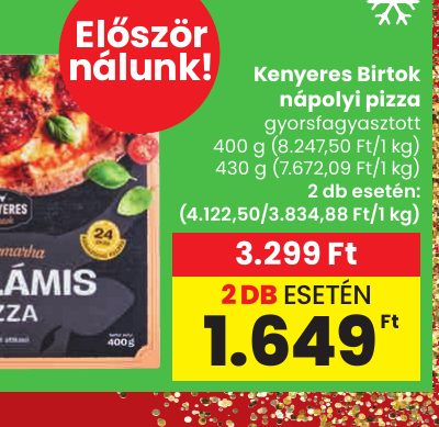 Kenyeres Birtok nápolyi pizza