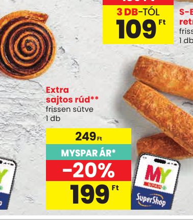 Extra sajtos rúd**