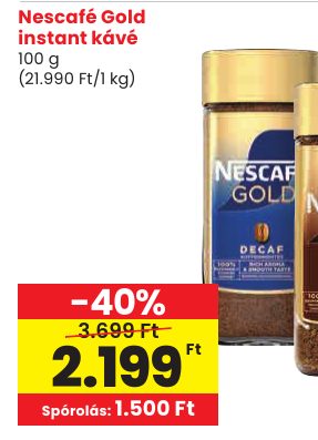 Nescafé Gold instant kávé