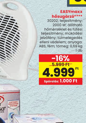 EASYmaxx hősugárzó****