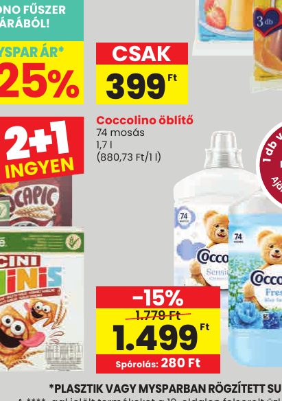 Coccolino öblítő