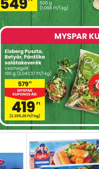 Eisberg Puszta, Betyár, Pántlika salátakeverék