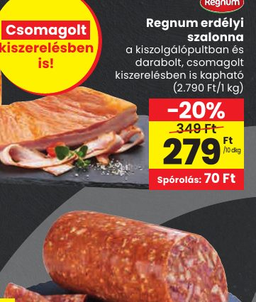 Regnum erdélyi szalonna