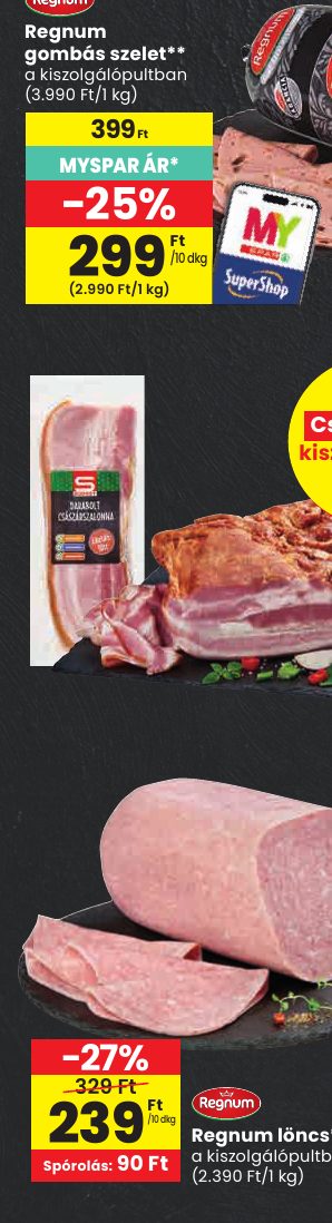 Regnum gombás szelet**