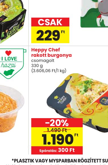 Heppy Chef rakott burgonya