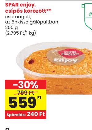 SPAR enjoy. csípős körözött**