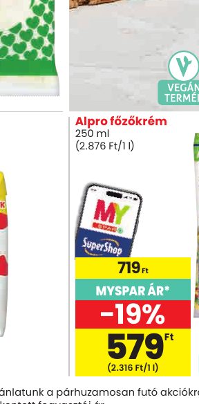Alpro főzőkrém
