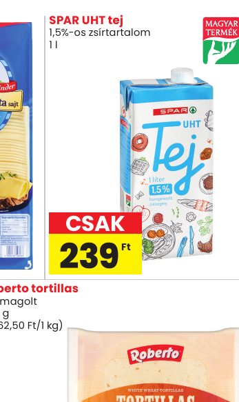 SPAR UHT tej