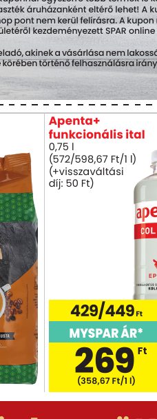Apenta+ funkcionális ital
