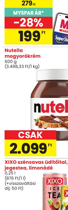 Nutella mogyorókrém