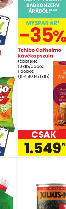 Tchibo Cafissimo kávékapszula