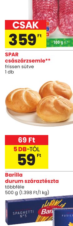 SPAR császárzsemle**