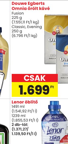 Douwe Egberts Omnia őrölt kávé