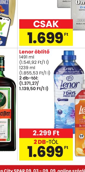 Lenor öblítő