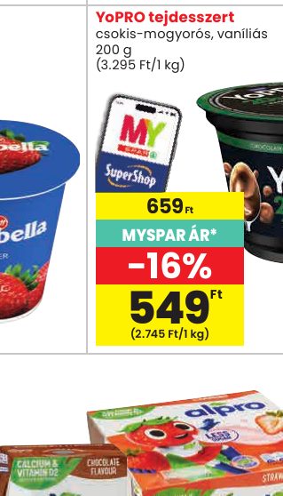 YoPRO tejdesszert