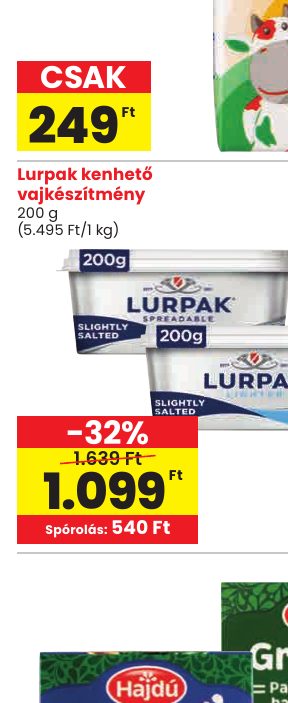 Lurpak kenhető vajkészítmény