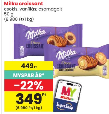 Milka croissant