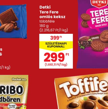 Detki Tere Fere omlós keksz