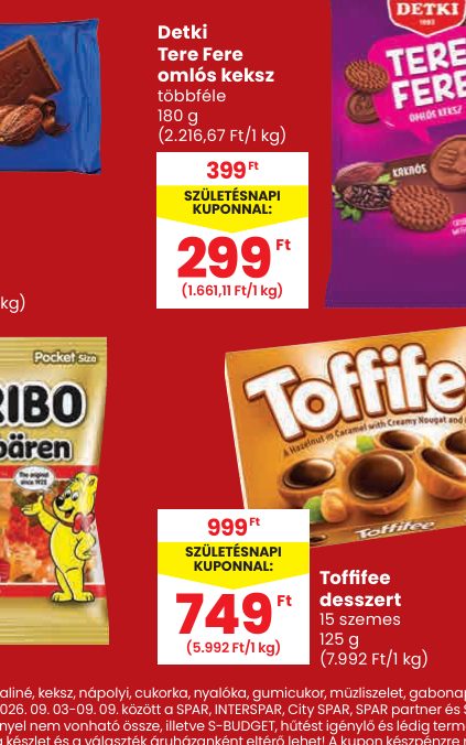 Detki Tere Fere omlós keksz